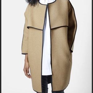 Topshop ‘Edge to Edge’ Blanket Coat